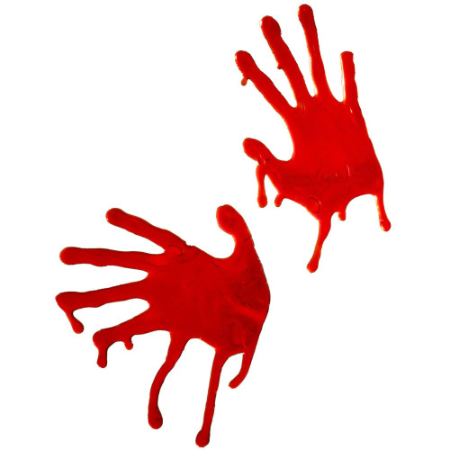Manos ensangrentadas para decorar ideales para Halloween