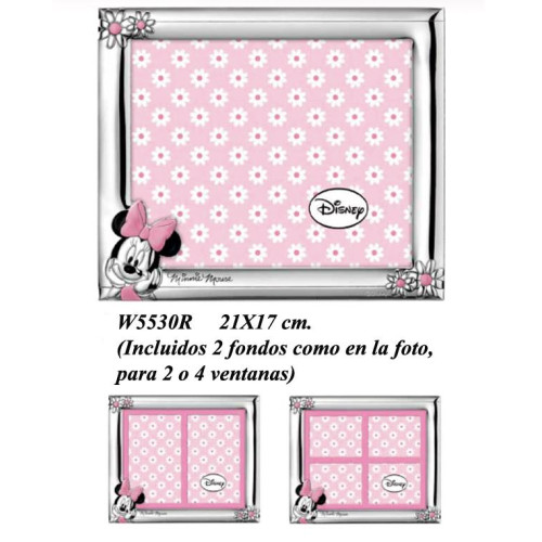 Marco de plata infantil Disney Minnie Mouse 21x17