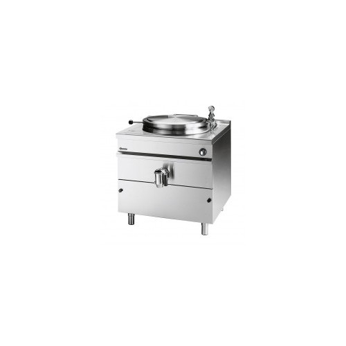 Marmita el&eacute;ctrica fija 145 litros con grifo 600mm di&aacute;metro Bartscher 280016
