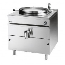 Marmita eléctrica fija 145 litros con grifo 600mm diámetro B...