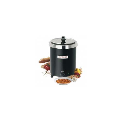 Marmita de sopa Club 8,5 litros negra Bartscher 100067