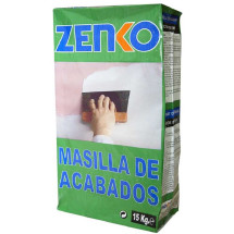Masilla acabados Zenko saco 15 kg.