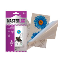 Masterlac Adhesivo-Flor Insecticida decorativo para ventanas...