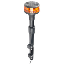 Mástil con Rotativo LED Ámbar R65 para Motocicletas – Altura...