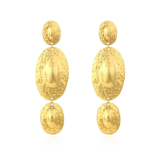 Maxi Gold Cocktail Earrings