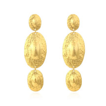 Maxi Gold Cocktail Earrings