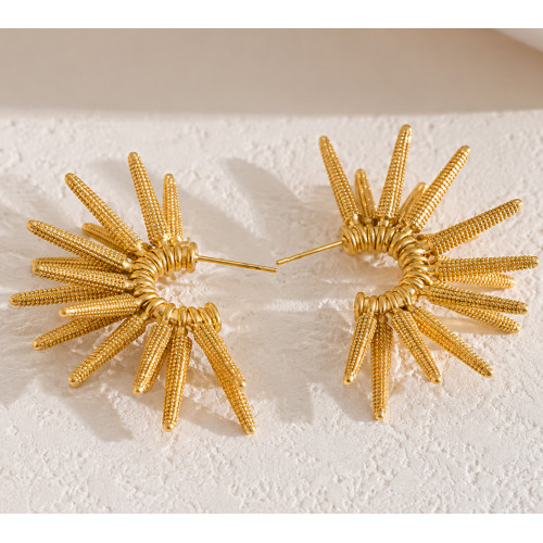 Maxi punk earrings