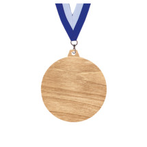 MEDALLA DE MADERA CON MOTIVOS