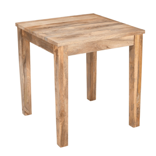 Mesa de bar cuadrada madera mango PENNY baja