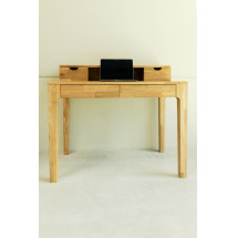 Mesa escritorio de madera maciza de roble Axel II | NordicSt...