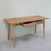 Mesa escritorio de madera maciza de roble Escandi  | NordicS...