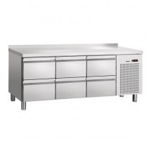 Mesa fría refrigerada con peto S6-150 MA Bartscher 110857MA