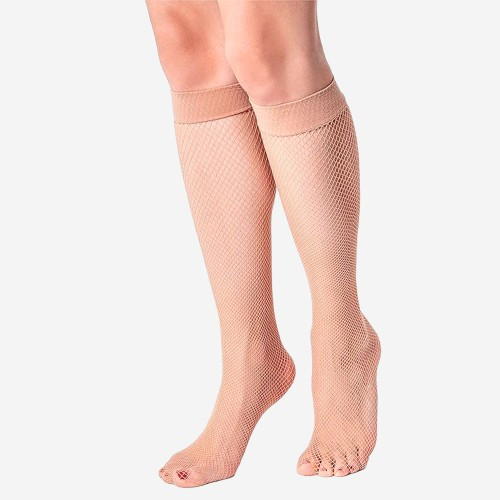 Mini Media rejilla Calcet&iacute;n de Red con goma antipresi&oacute;n