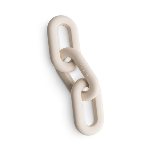 Mordedor silicona Mushie links shifting sand