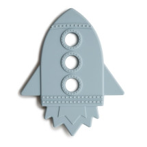 Mordedor silicona Mushie rocket cloud