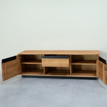 Mueble de TV de madera maciza roble Bremen | NordicStory