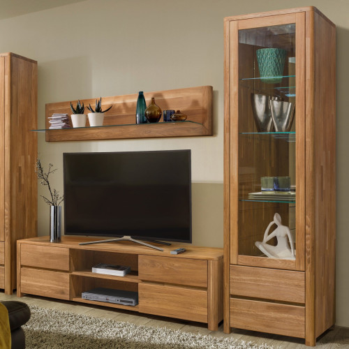 Mueble de TV de madera maciza de roble Elsa | NordicStory