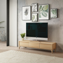 Mueble de TV de madera maciza roble Oxford 3 | NordicStory