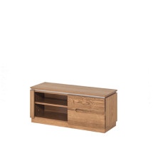 Mueble de TV de madera de roble Montenegro 24, 108 x 42 x 38...