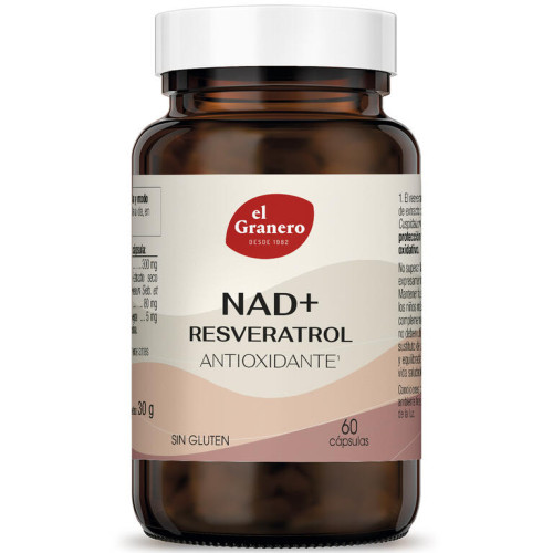NAD+ &middot; El Granero Integral &middot; 60 c&aacute;psulas