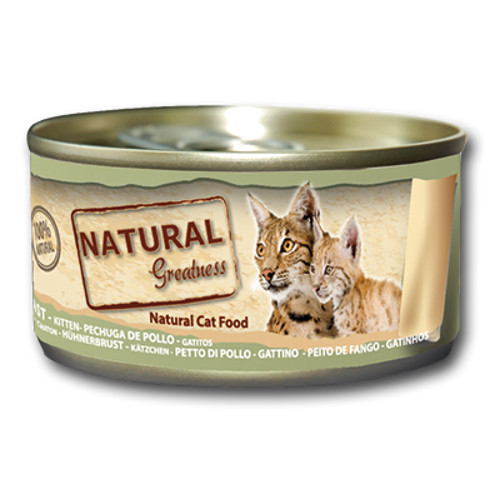 Natural Greatness Gatitos Pechuga de Pollo Lata 70g