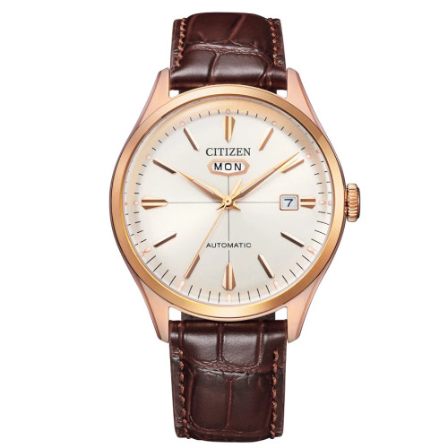 nh8393-05a Citizen autom&aacute;tico reloj hombre criystal seven