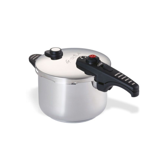 Olla a presi&oacute;n G-Sola Inoxibar 6L 2 niveles + triple seguridad inox
