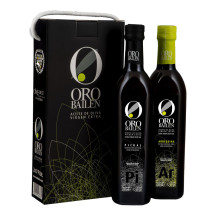 Oro Bailén Estuche Asa Cordón Arbequina y Picual 500 ml