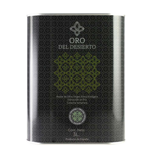 Oro del Desierto Ecol&oacute;gico Picual Lata 3L
