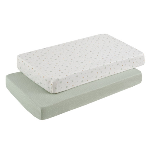 Pack de 2 bajeras para cuna Ardi verde