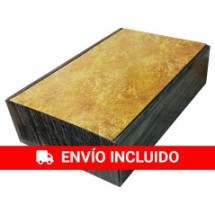 Pack de 25 cajas doradas para 2 botellas