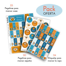 Pack ahorro etiquetas Deporte
