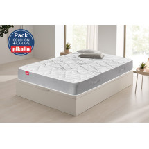 Pack colchón muelles ensacado Calatea y canapé Magicbox Piko...