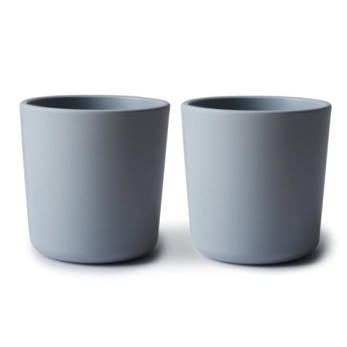 Pack dos vasos Mushie solid cloud