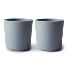 Pack dos vasos Mushie solid cloud