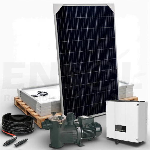 Pack Solar Piscina con bomba de 1CV