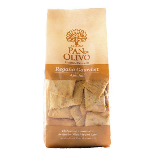Pan de Olivo Rega&ntilde;&aacute; Aove y Ajonjol&iacute; 200g