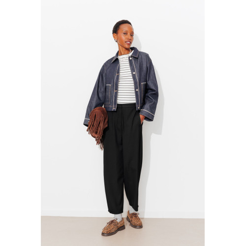 Pantal&oacute;n barrel chic