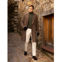 Pantalon chino casual pinzas piedra