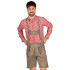 Pantal&oacute;n corto b&aacute;varo tradicional gris premium hombre