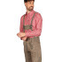 Pantal&oacute;n corto b&aacute;varo tradicional gris premium hombre