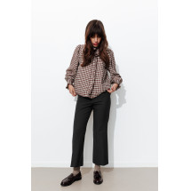 Pantalón flare corto