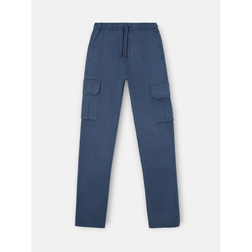 Pantalon sport jogger cargo azul indigo