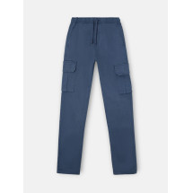 Pantalon sport jogger cargo azul indigo