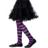 Pantys a rayas violetas para ni&ntilde;a ideales para Halloween