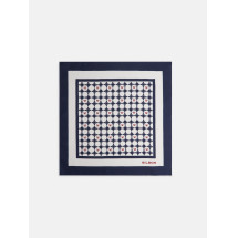 Pañuelo geometrico raquetas blanco