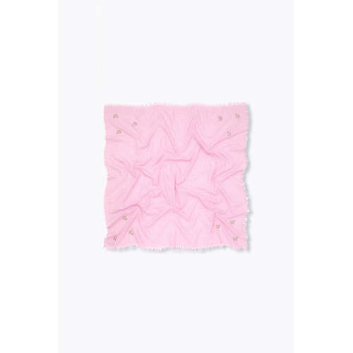 Pa&ntilde;uelo vichy bordado