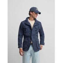 Parka parches azul marino