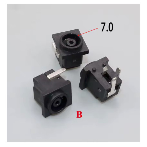 PCB7 Conector Hembra de Alimentaci&oacute;n CC Horizontal 3 Patas
