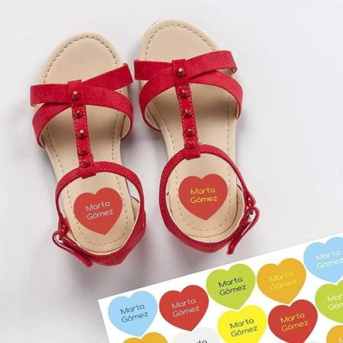 Pegatinas marcar zapatos Corazones